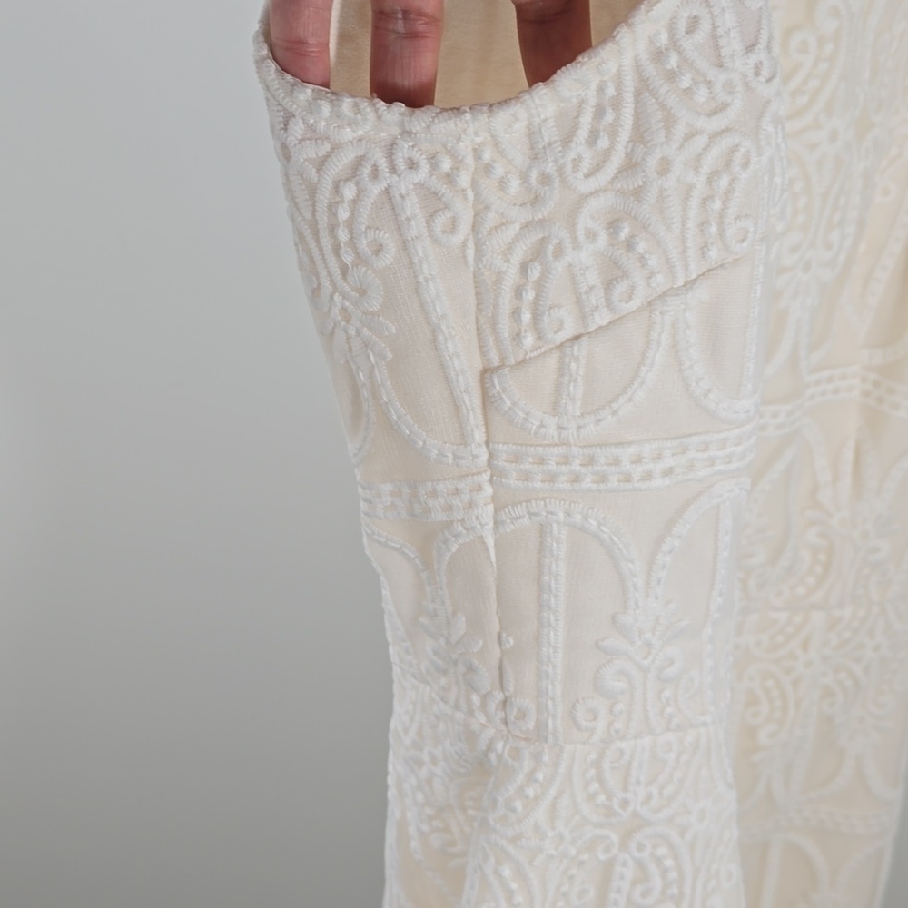 {Katherine Kelly} NWT Drea Off White Lace Dress - Size 2 - Picture 6 of 15